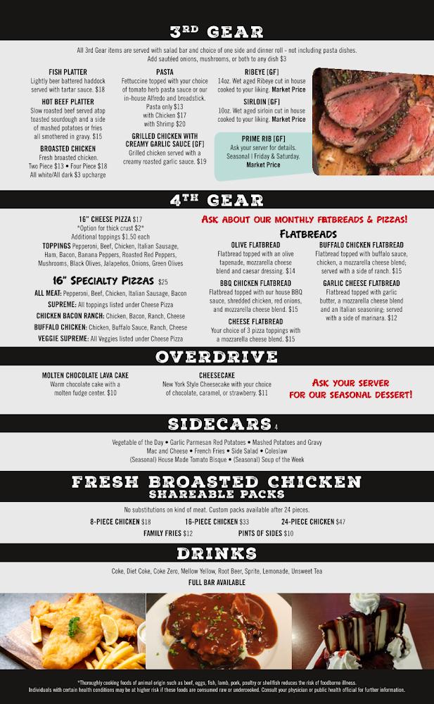 Whiskey Throttle Bar & Grill Menu image 2