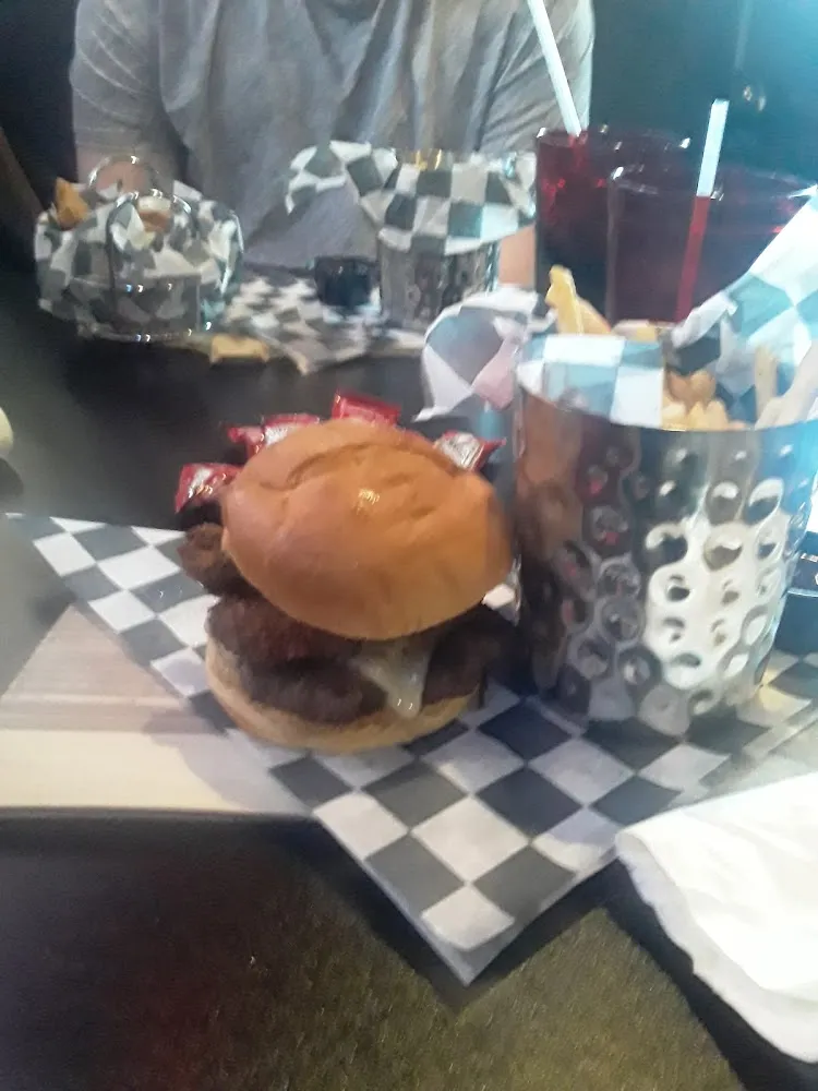 Mushroom Swiss BBQ Burger